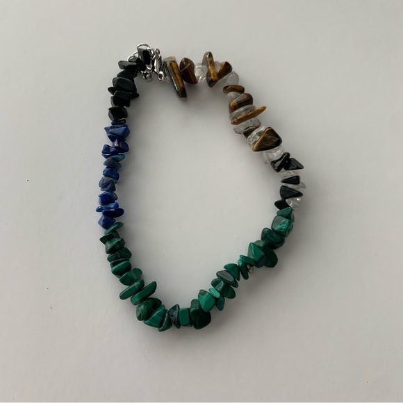 Multi-Colored Stone Beaded Bracelet - Picture 1 of 2